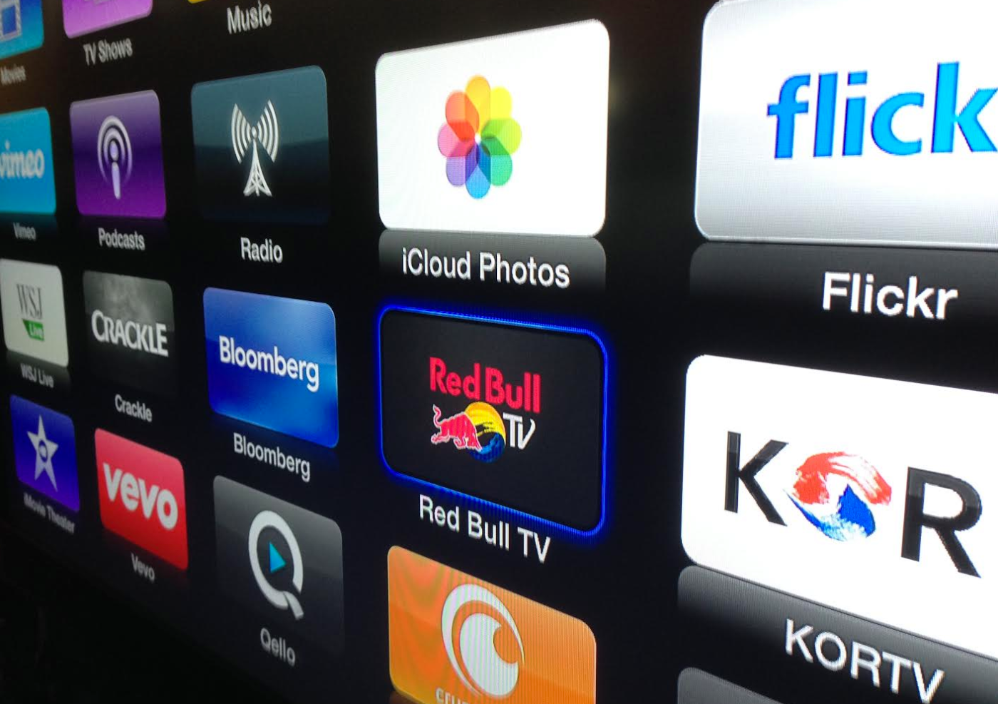Red Bull channel on the old Apple TV